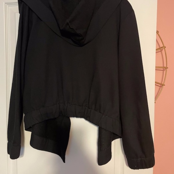 Grey & Gray Open Front Sweatshirt - Picture 5 of 5